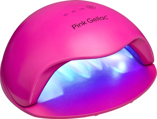 Foto: Pink gellac pro led lamp nageldroger voor gellak hot pink met timer