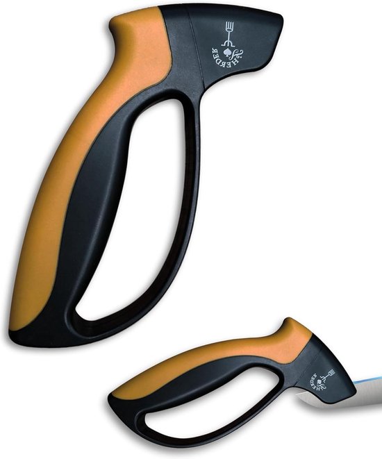 Navaris roestvrijstalen messenslijper 31 cm - Slijpstaaf ovaal - Professionele aanzetstaal diamant - Voor vlijmscherpe messen - RVS