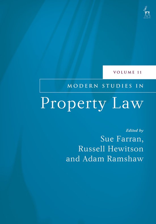 Modern Studies in Property Law- Modern Studies in Property L ... - cover