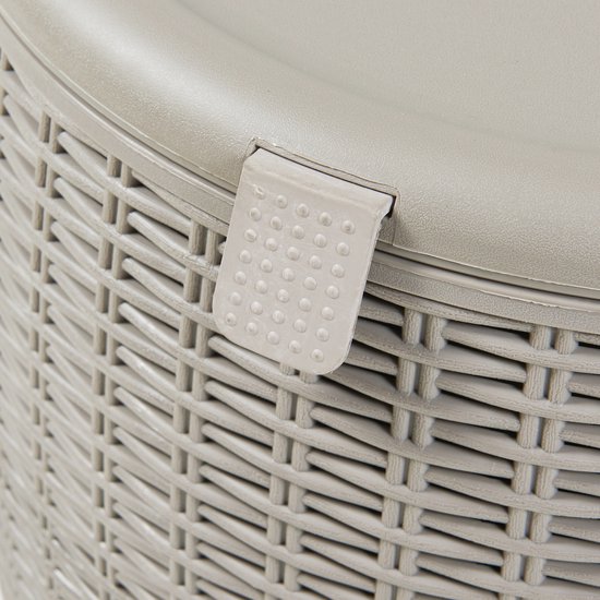 Tuinbox Avetrana koelbox rond 44xØ40 cm lichtbruin casa.pro van casa.pro — afbeelding 4