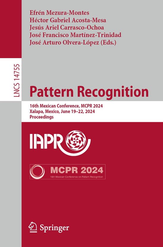 Springer Nature Proceedings Computer Science - Pattern Recog ... - cover
