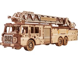 Wood Trick - Modelbouw 3D houten puzzel - Brandweerwagen - Brandweerauto - Rescue Firetruck (WDTK091) - 636 stukjes - Geen lijm noch verf nodig Wood Trick - Modelbouw 3D houten puzzel - Brandweerwagen - Brandweerauto - Rescue Firetruck (WDTK091) - 636 stukjes - Geen lijm noch verf nodig