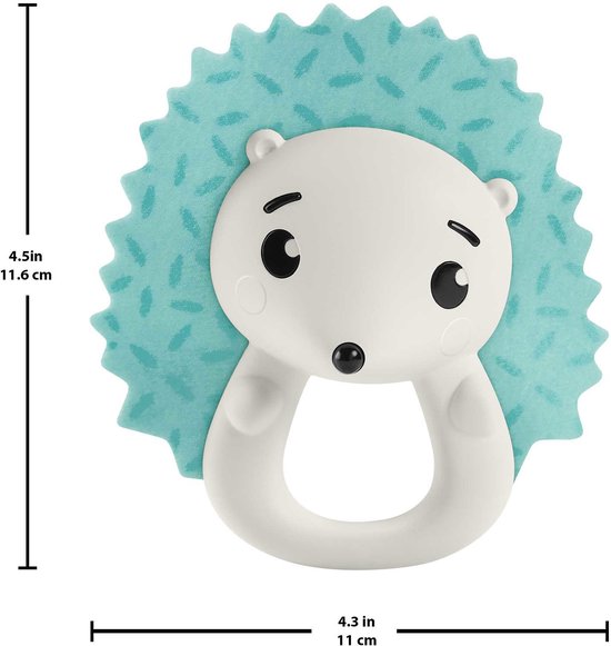 Fisher-Price Hochet Hérisson - Dès 3 mois - Anneau de dentition