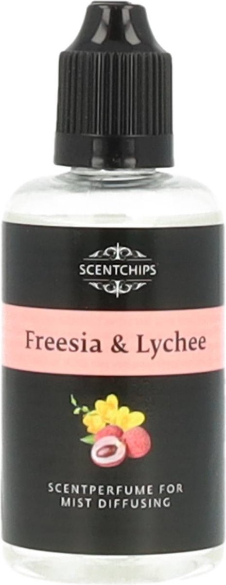 Scentchips® Freesia & Lychee - Geurolie Voor Aromadiffuser - Geurolie Voor Oliebrander - Navulling Geurbrander - Etherische Olie - Geurverspreiders - Verdamper