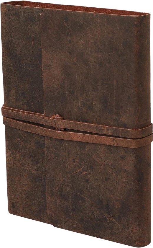 Buff Plain Diary Fait à la main pour les étudiants Croquis de voyage au Office - 5 x 7 pouces