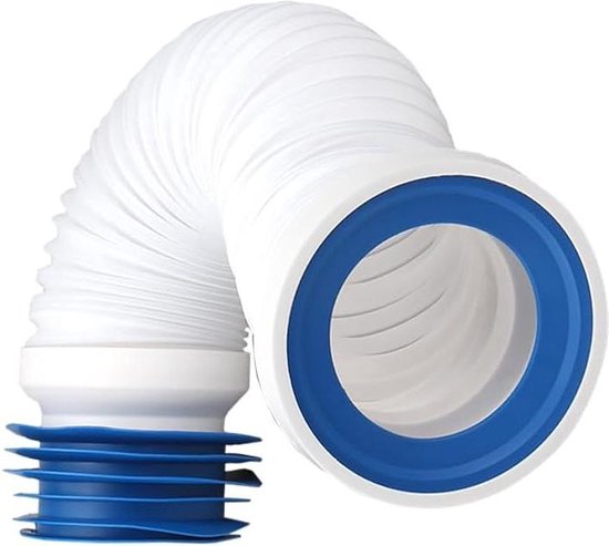 Buse De Connexion WC - PVC - Décalage 0/2/5/10 Cm - Joint Caoutchouc Étanche