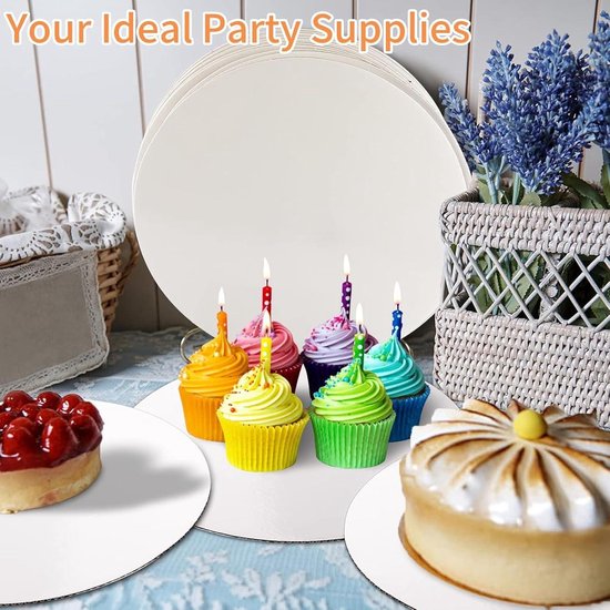 Cake Board 25 cm ronde taartonderlegger cakeboard 13 mm x 10