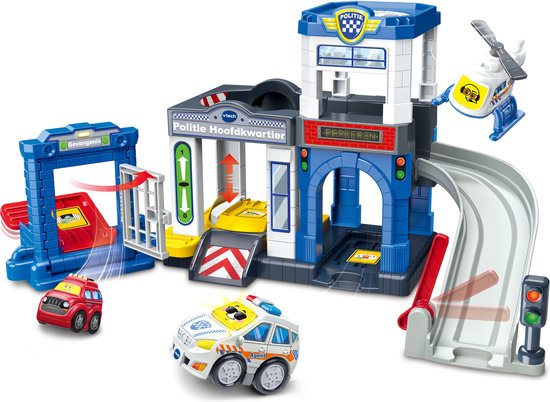 Vtech Toet Toet Politie Hoofdkwartier - Inclusief Agent Alex - Educatief Speelgoed - Tijd om Boeven te Vangen - 3 Magische Sensors - Vanaf 1 jaar — afbeelding 2
