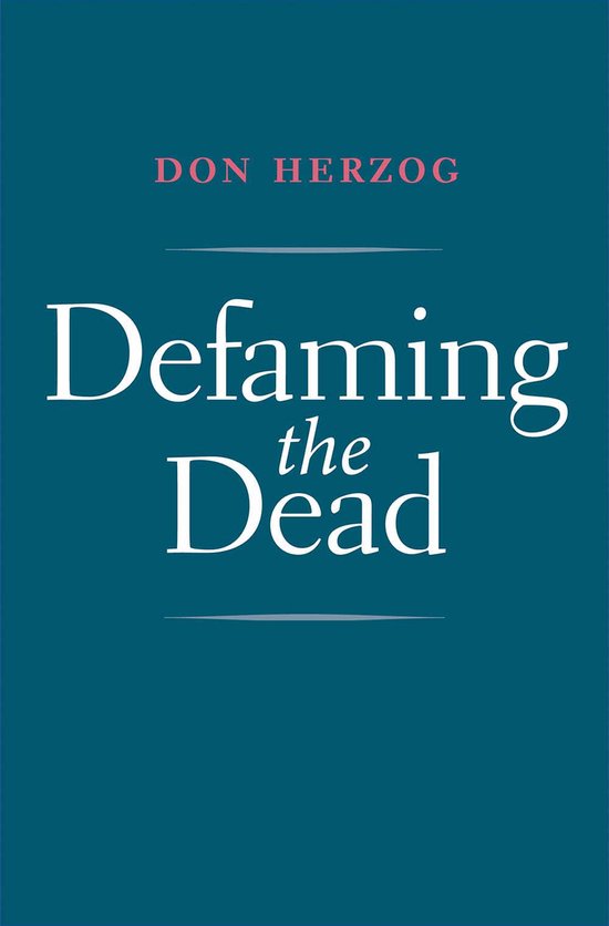 Defaming the Dead - cover