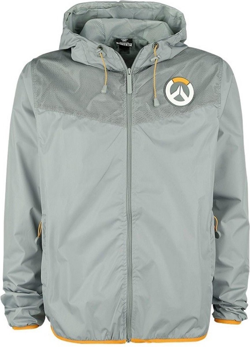 Jinx Overwatch - Jas - Logo Windbreaker - Grijs - S