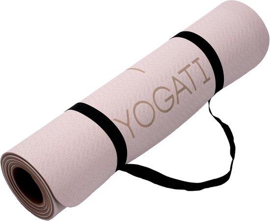 Yogamat antislip en dik met lichaamsuitlijningsmarkeringen - sportmat voor volwassenen en kinderen - ideale gymnastiekmat voor pilates en fitness van Yogamat — afbeelding 4