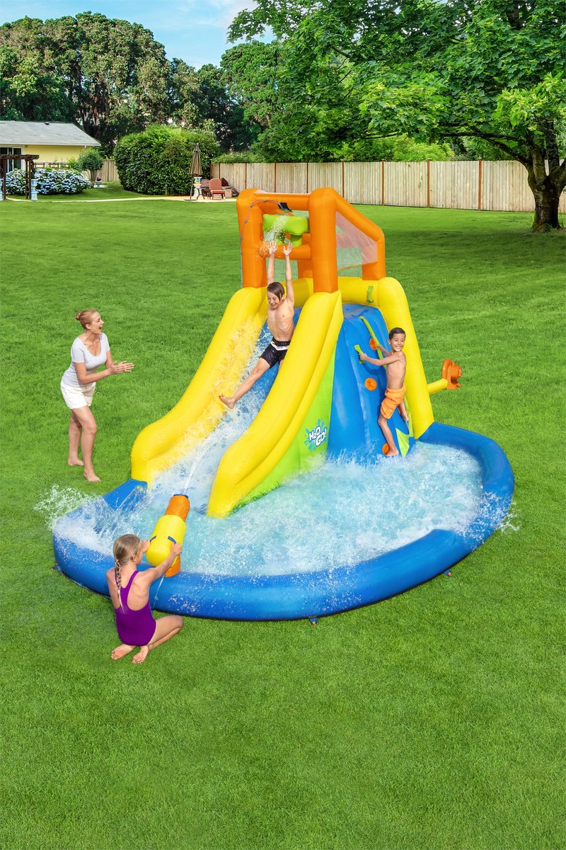 Bestway H2OGO! Waterpark mount splashmore - speelzwembad - klimwand - Glijbaan — afbeelding 13