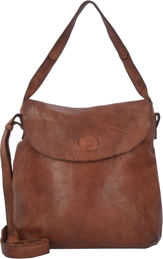 HAROLD'S Cuir Sac à épaule bandoulière Sac à épaule Submarine Shoulderbag Cognac Brun