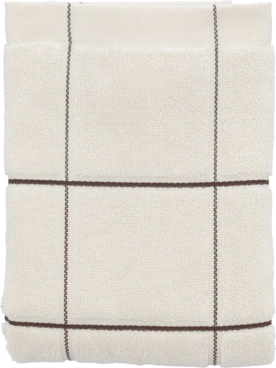 Södahl organic Vista Handdoek 50 x 100 cm Offwhite