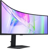 Bol.com Samsung LS49C950UAU - Curved Ultrawide Monitor - USB-C 90w - RJ45 - 120hz - 49 inch aanbieding