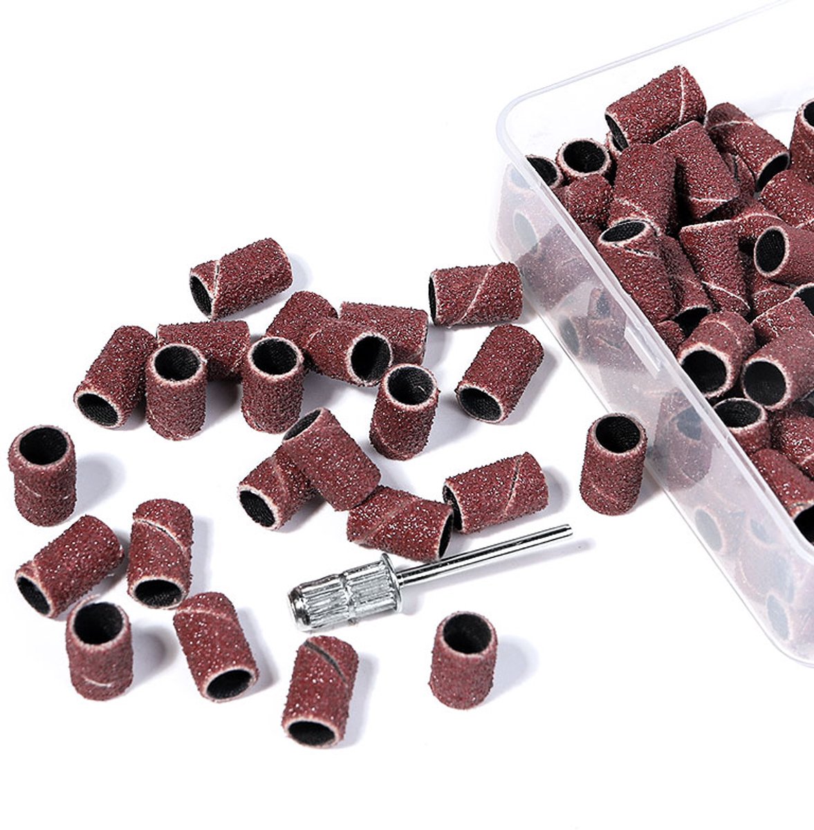 Dermarolling Schuurrolletjes Nagelfrees 100 Stuks Grit #80