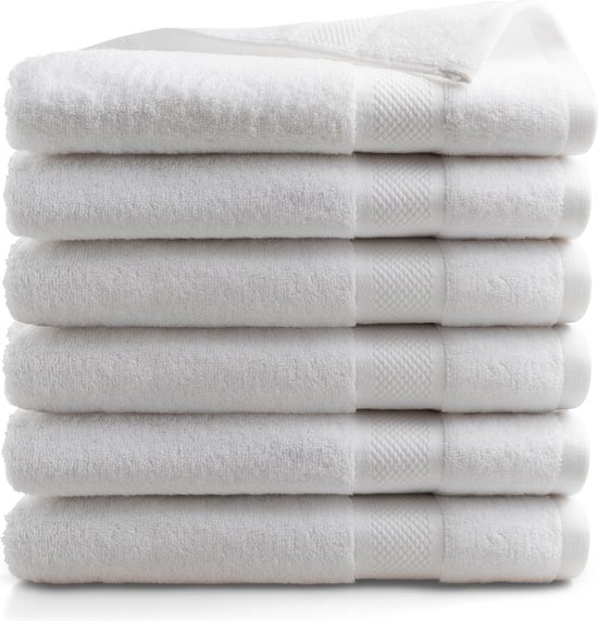Serviette Hotel Collection - 6 pièces - 70x140 - blanc
