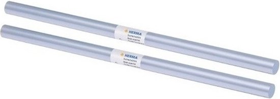 2x Transparante kaftfolie voor schoolboeken rollen van 5 meter