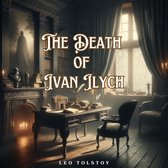 Couverture du livre "The Death of Ivan Ilych" de Leo Tolstoy, représentant un bureau dans un studio sombre.
