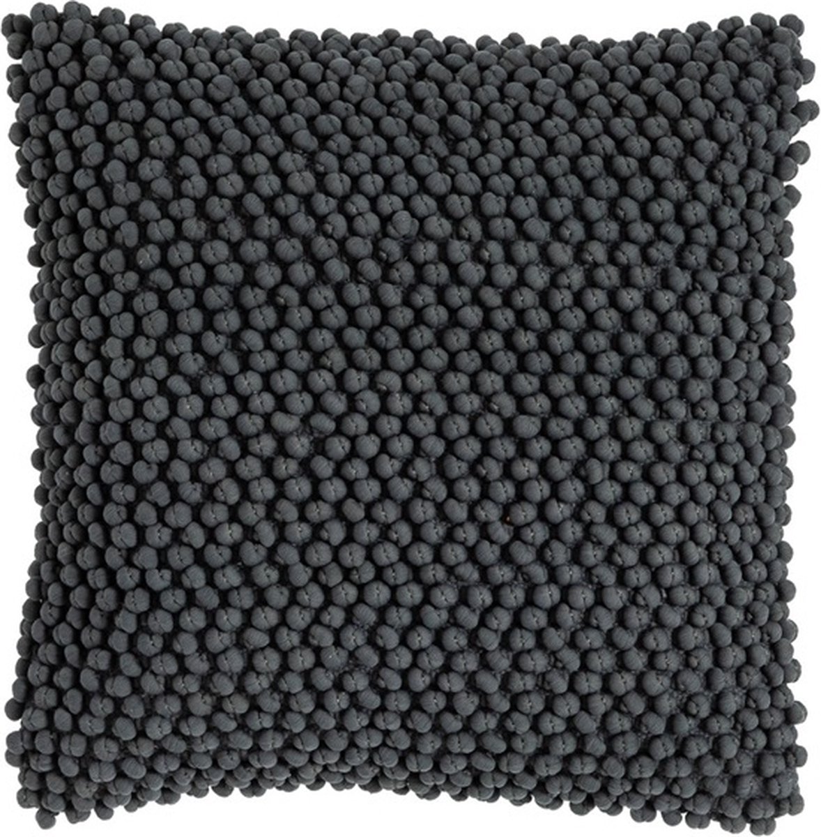 Linen & More Mini Bergen Kussen Grijs | 45 X 45 | Sierkussen Voor Woonkamer Of Slaapkamer