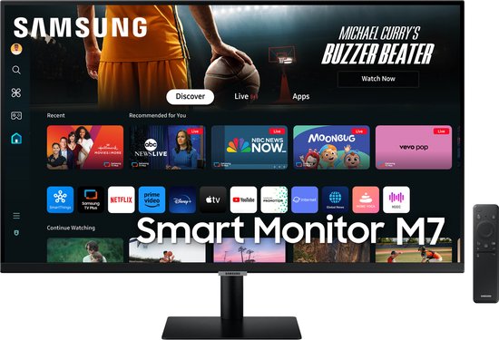 Foto: Samsung smart m7 ls32dm702uuxen 4k va paneel 32 inch