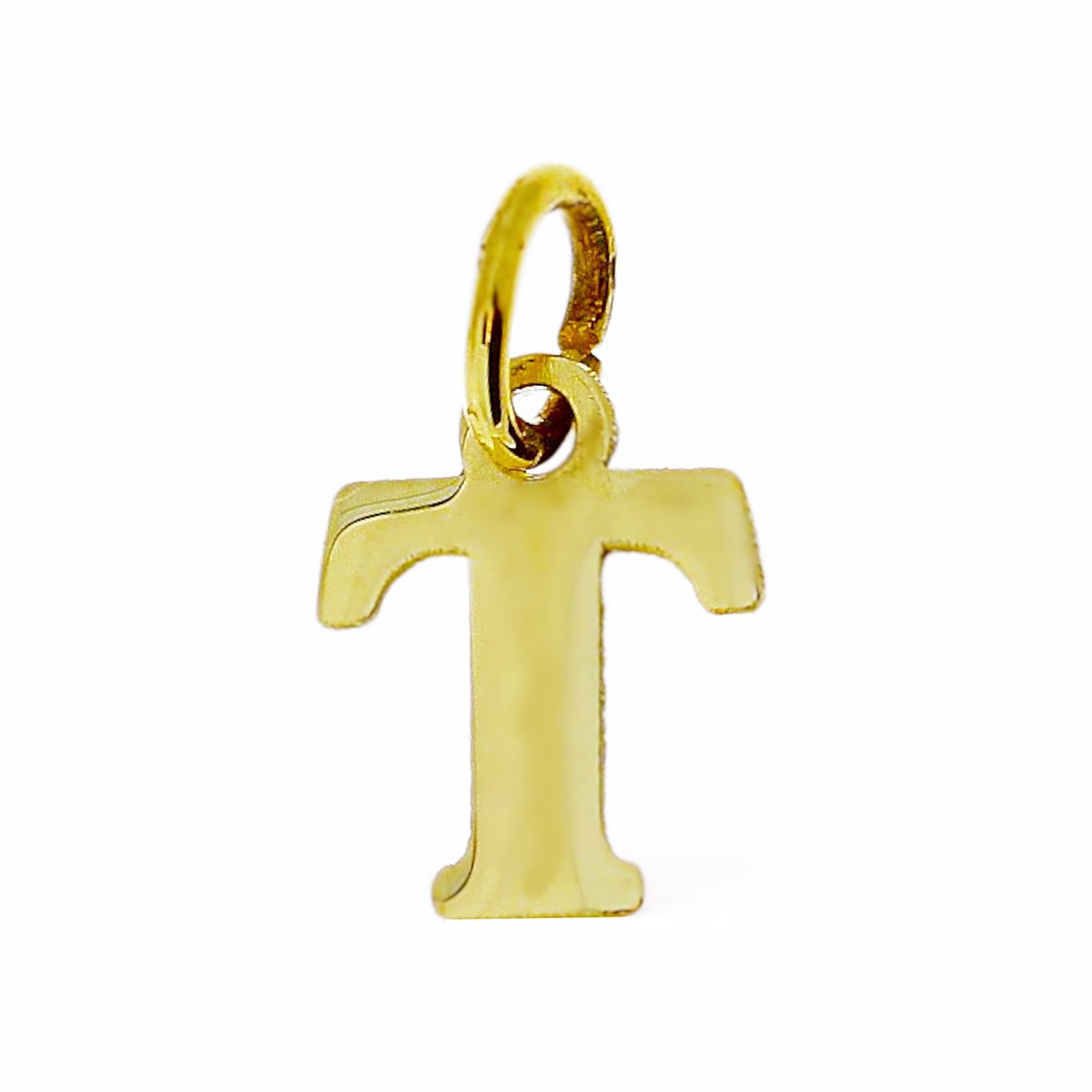 Goud Hanger Letter T 14 karaats
