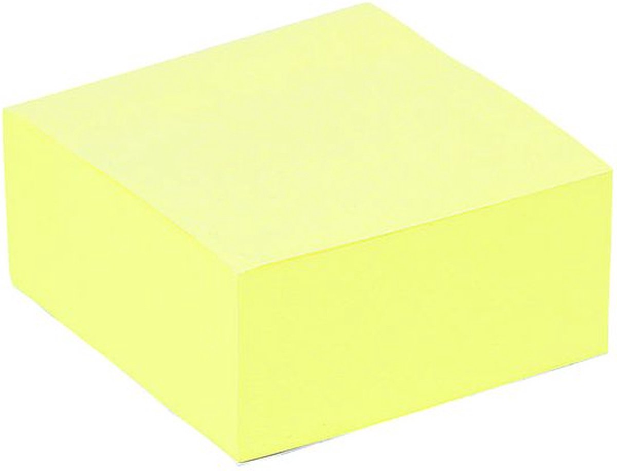 Quantore Memoblok 76x76mm 400 geel 6 stuks