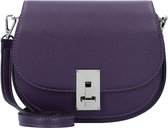 SEIDENFELT MANUFAKTUR Schoudertas Linsell Saddle Bag Violet Paars