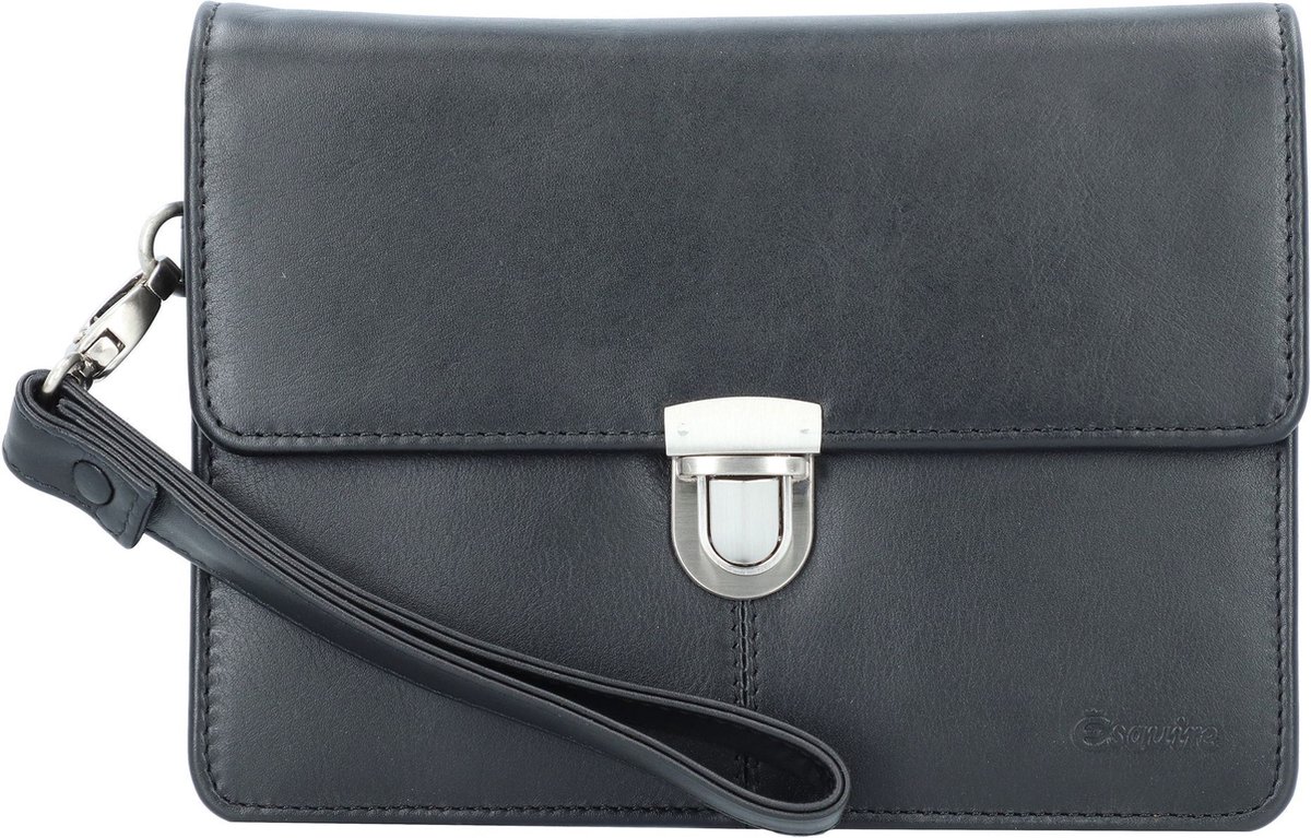 Esquire Polstas Utensil zak Oxford Wristlet Bag Black Zwart