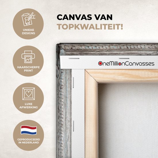 Tableau Peinture Paysage - Coucher de Soleil - Water - Transparent - 80x120 cm - Décoration murale