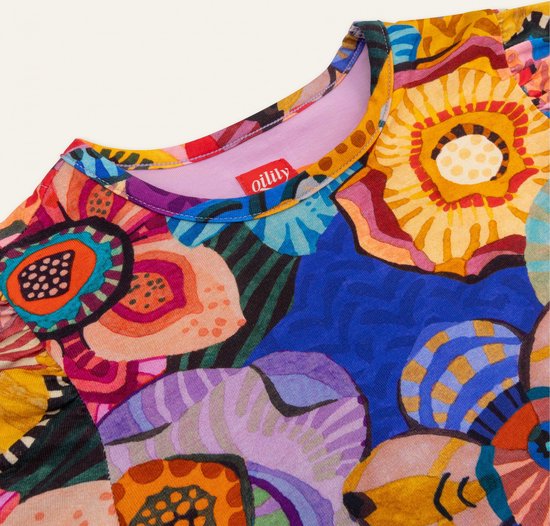 Robe Fille Oilily Taille 98 - Occasion En Très Bon état, Style Coloré Et Joyeux