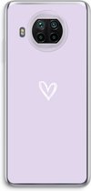 Case Company® - Hoesje geschikt voor Xiaomi Mi 10T Lite hoesje - Klein hartje paars - Soft Cover Telefoonhoesje - Bescherming aan alle Kanten en Schermrand