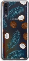 Case Company® - Hoesje geschikt voor Samsung Galaxy A50 hoesje - Kokosnoot - Soft Cover Telefoonhoesje - Bescherming aan alle Kanten en Schermrand