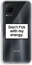 Case Company® - Huawei P40 Lite hoesje - My energy - Soft Cover Telefoonhoesje - Bescherming aan alle Kanten en Schermrand