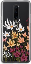 Case Company® - Hoesje geschikt voor OnePlus 7 Pro hoesje - Painted wildflowers - Soft Cover Telefoonhoesje - Bescherming aan alle Kanten en Schermrand