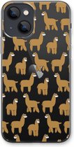 Case Company® - Hoesje geschikt voor iPhone 13 hoesje - Alpacas - Soft Cover Telefoonhoesje - Bescherming aan alle Kanten en Schermrand