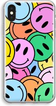 Case Company® - Hoesje geschikt voor iPhone X hoesje - Smiley N°1 - Soft Cover Telefoonhoesje - Bescherming aan alle Kanten en Schermrand