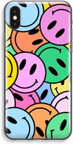 Case Company® - Hoesje geschikt voor iPhone XS Max hoesje - Smiley N°1 - Soft Cover Telefoonhoesje - Bescherming aan alle Kanten en Schermrand