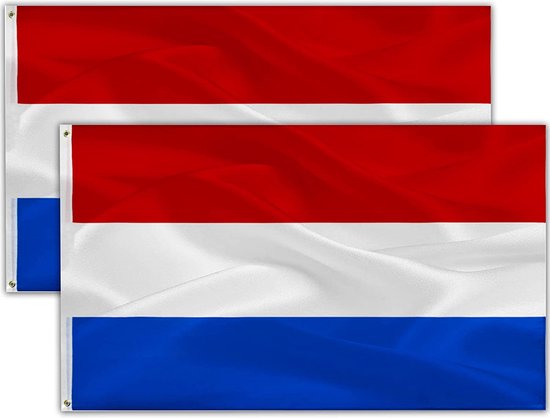 2 stuks Boeren protest vlag - Boerenprotest vlag - Nederlandse vlag - Boeren vlag - Trots op de boer - 90 cm x 150 cm