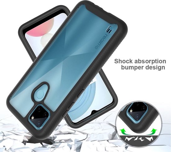 Coque YUXING Pour Realme C21Y / C25Y - Motif Tigre, Impression Cool - Protection Fine Antichoc - Coque Arrière PC + Bord TPU - Avec Passant Pour Cordon