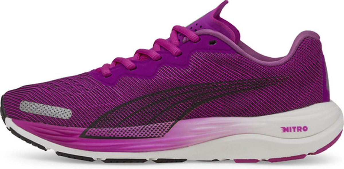 Puma Velocity Nitro 2 Dames Sportschoenen Hardlopen Weg Zwart