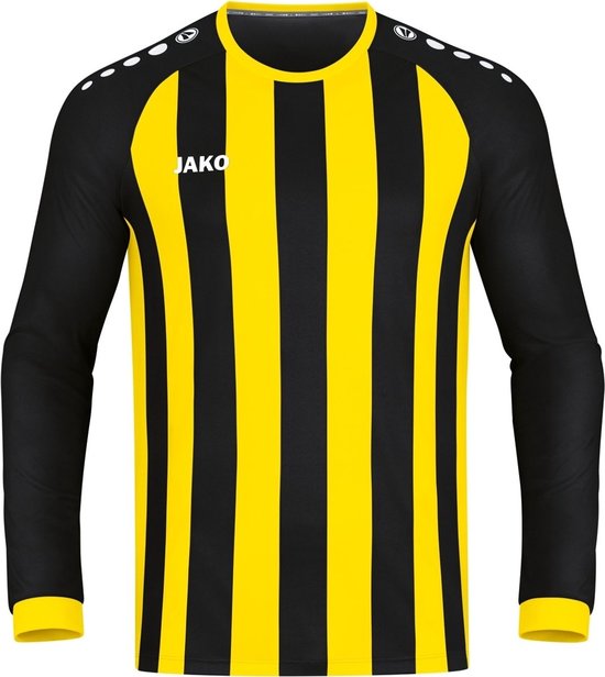 JAKO Shirt Inter Lange Mouw Kind Zwart-Citroen Maat 152