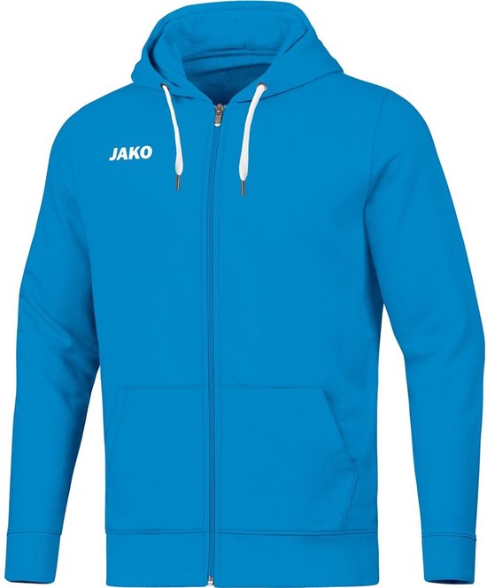 Jako Base Jas Met Kap Heren - Jako Blauw | Maat: 4XL