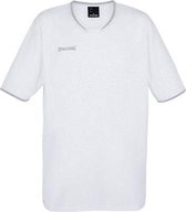 Spalding Shooting SS Shirt Unisexe - Wit / Grijs - taille 128