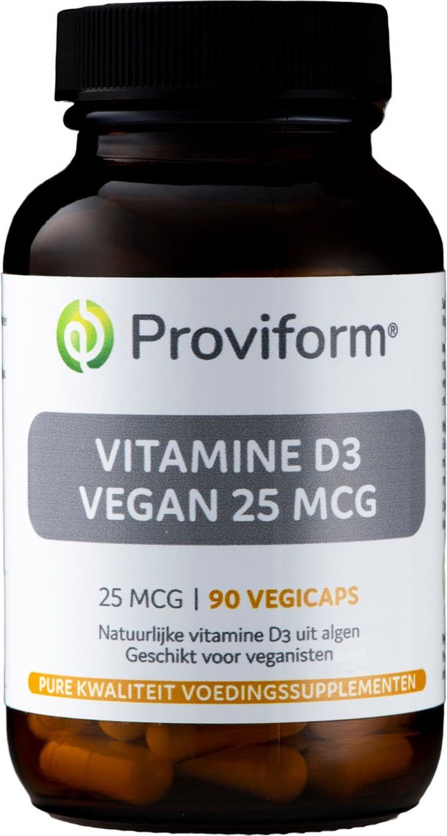 Proviform Vitamine D3 Vegan 25mcg Capsules - Proviform
