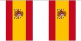 Ligne de drapeau de luxe Espagne 9 mètres