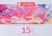 Papier acrylique Talens Art Creation , 290 g/m², ft A3, bloc de 15 feuilles 3 pièces