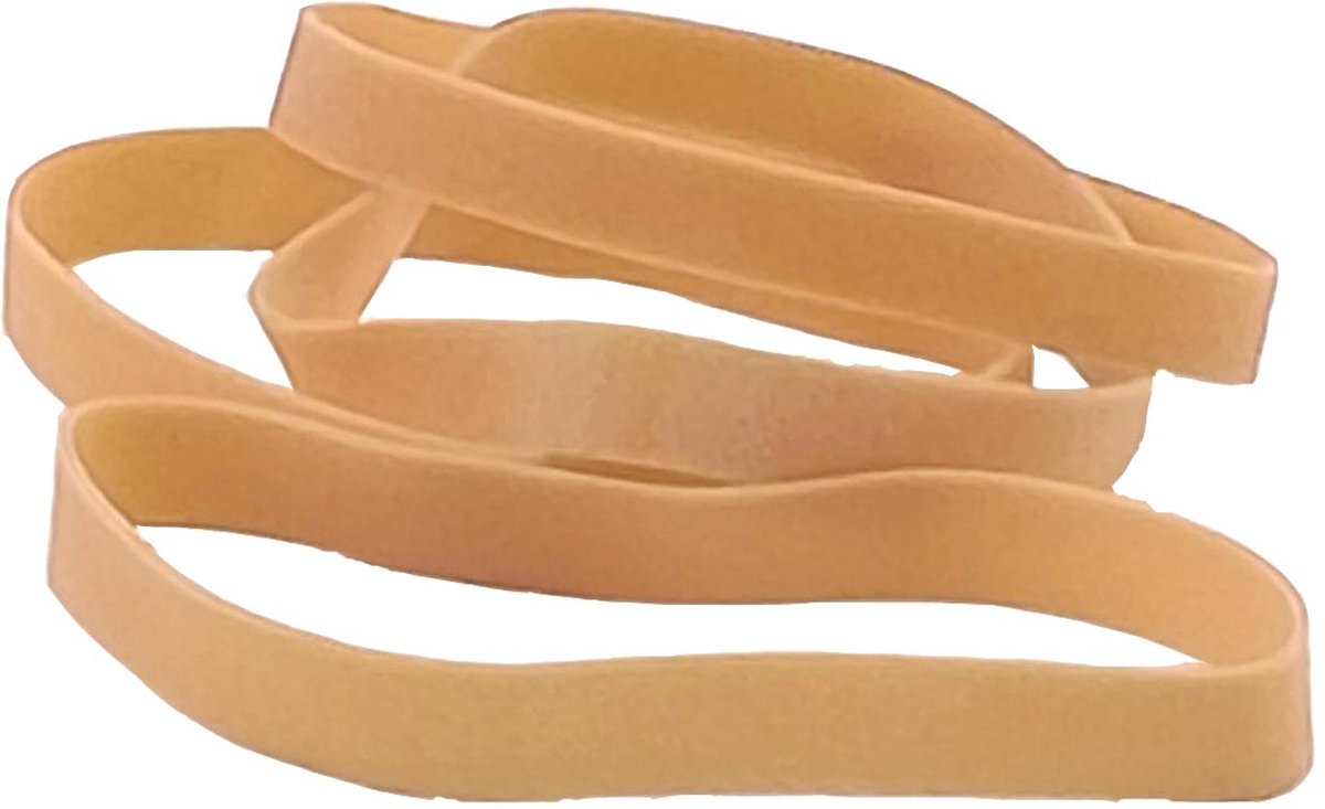 Elastiek Standard Rubber Bands 87 120x10mm 500gr 165 stuks bruin | 10 stuks