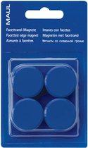 MAUL magneet Solid 32mm trekkracht 2.5kg blister 2 blauw