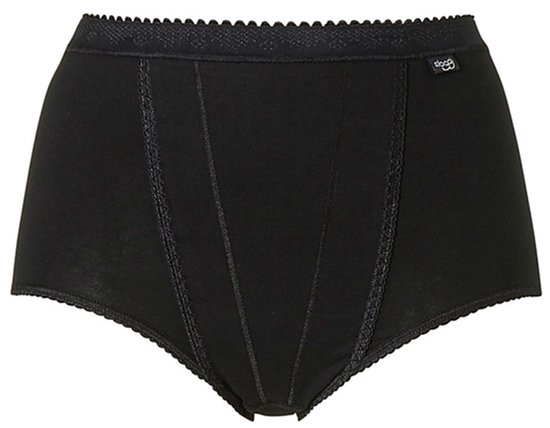 sloggi Control Dames Maxi Verstevigende slip - Zwart - Maat 38